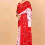 Best Georget soft printed saree(georget)